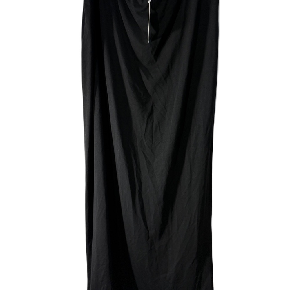 Meli Womens Black slinky Maxi Skirt XL nwt